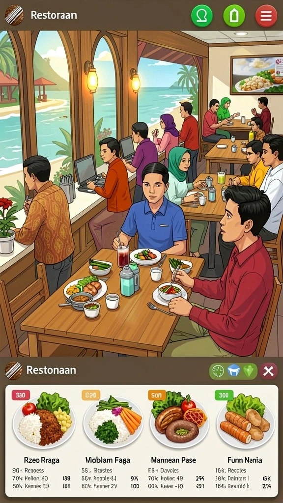 rich7 - Antarmuka yang ramah pengguna dan mudah dinavigasi.