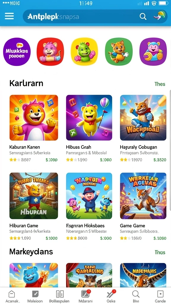 spingold - Beragam item dan power-ups yang menarik.